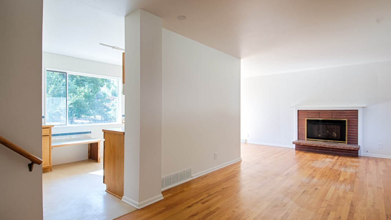 Living Room with Fireplace