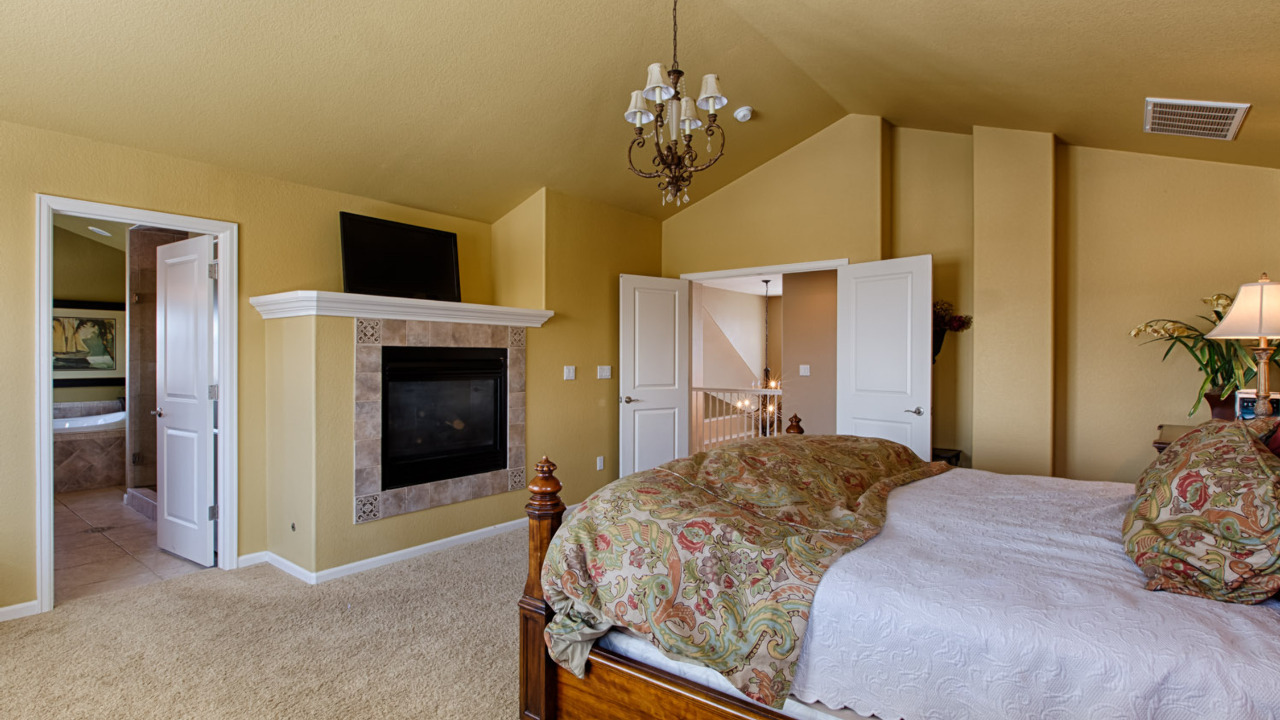 Master Suite with Fireplace