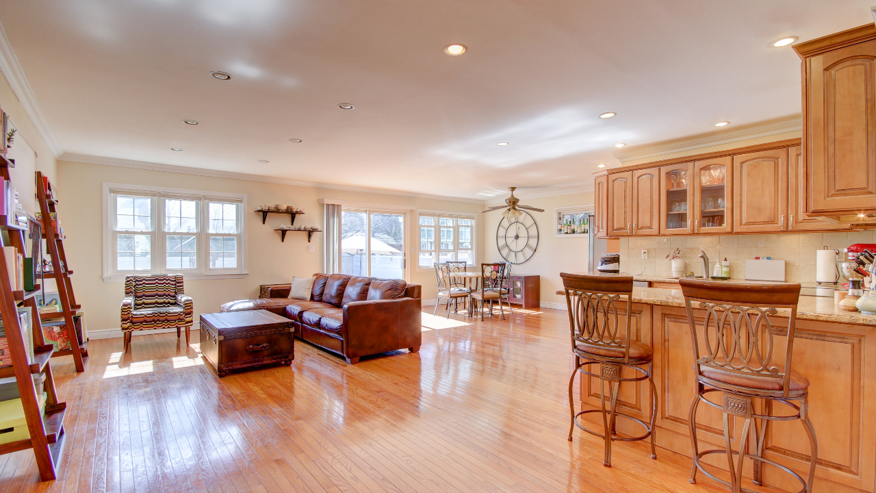 Living Room Kitchen