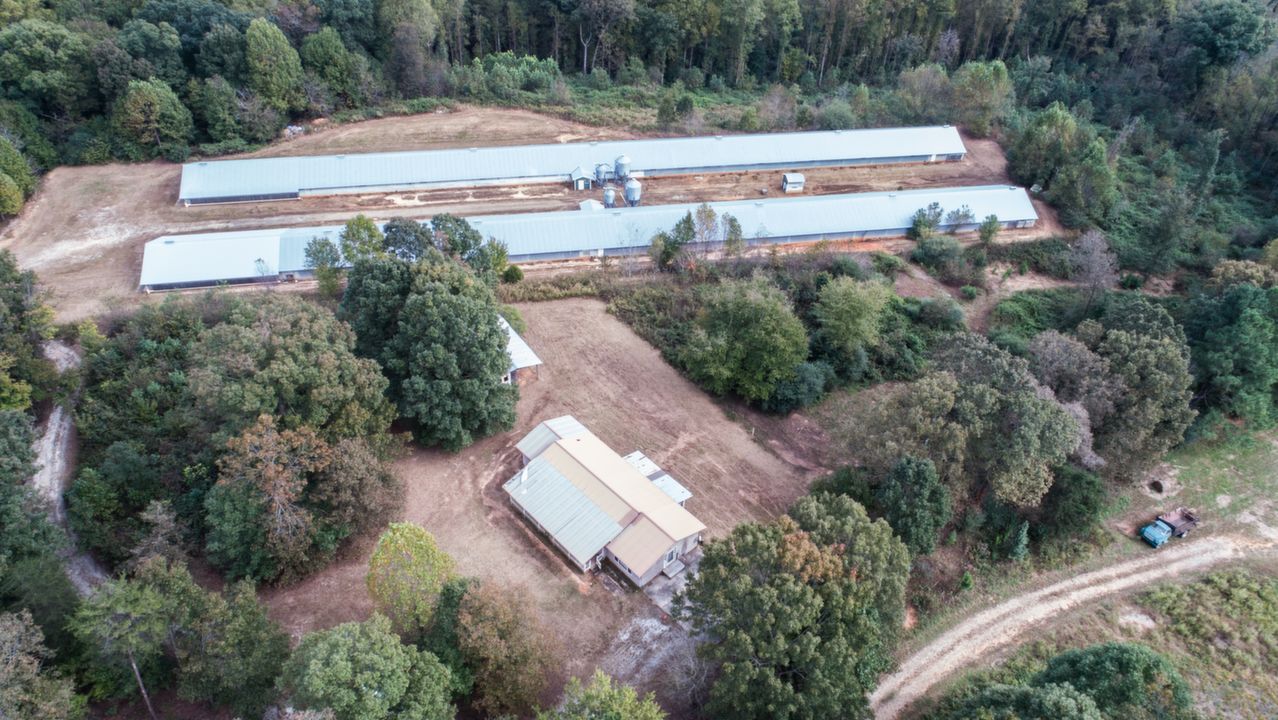House and Two Poultry Houses