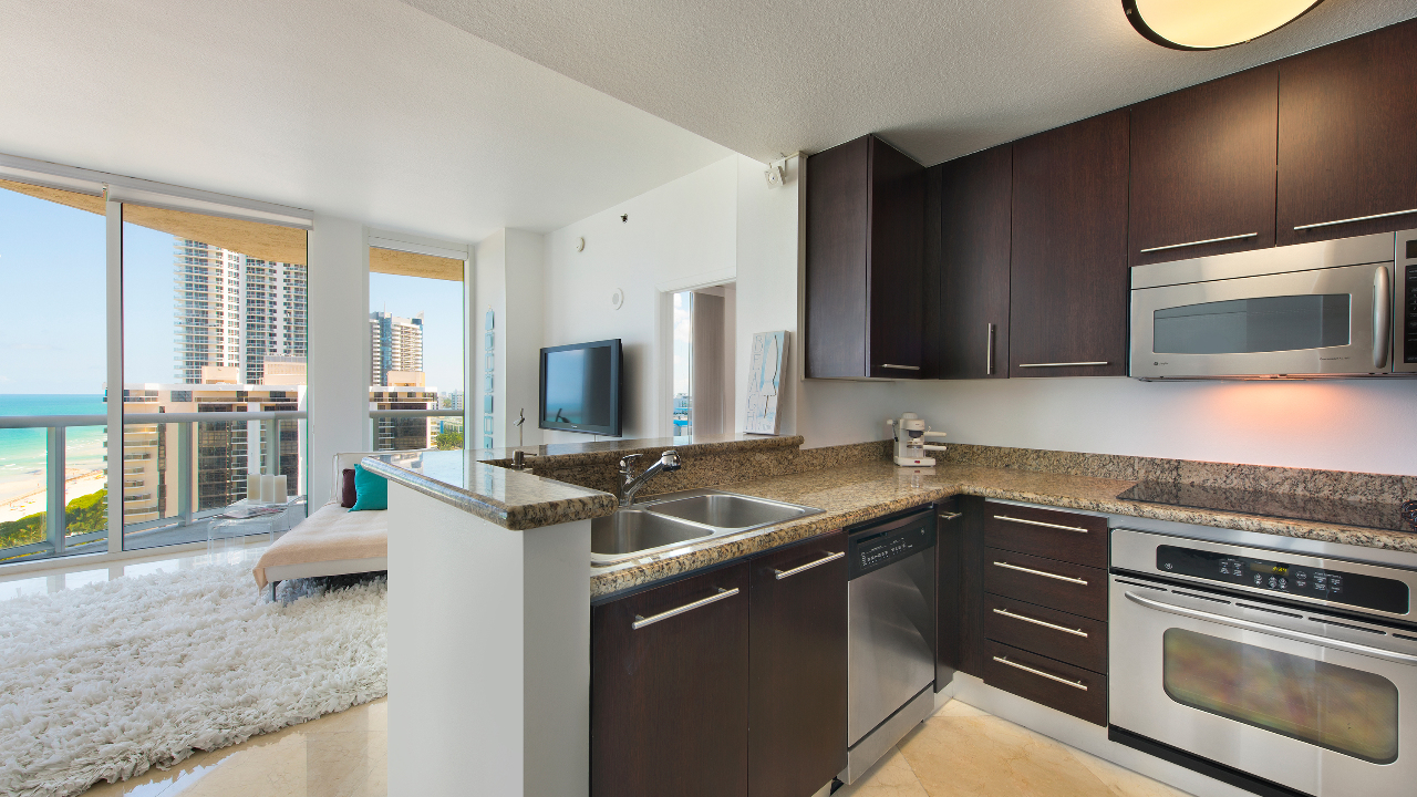 Kitchen & Living Room