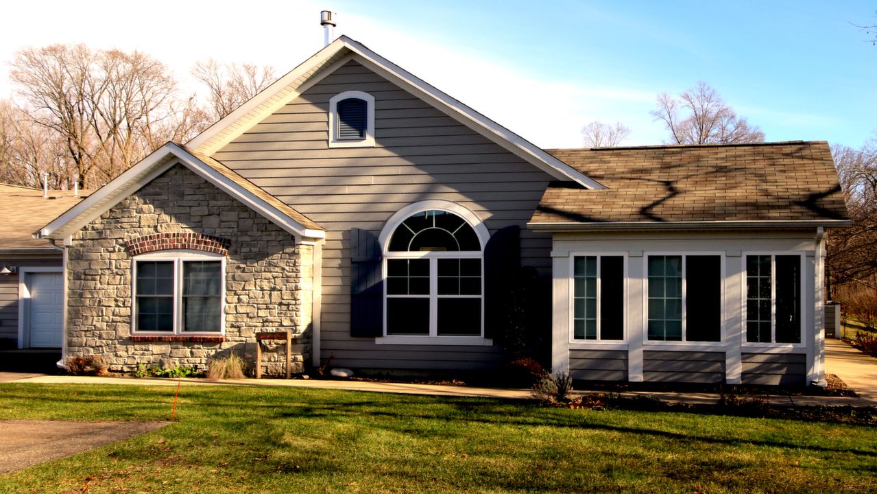 View of the Master Bedroom, Living Room and Sun Room