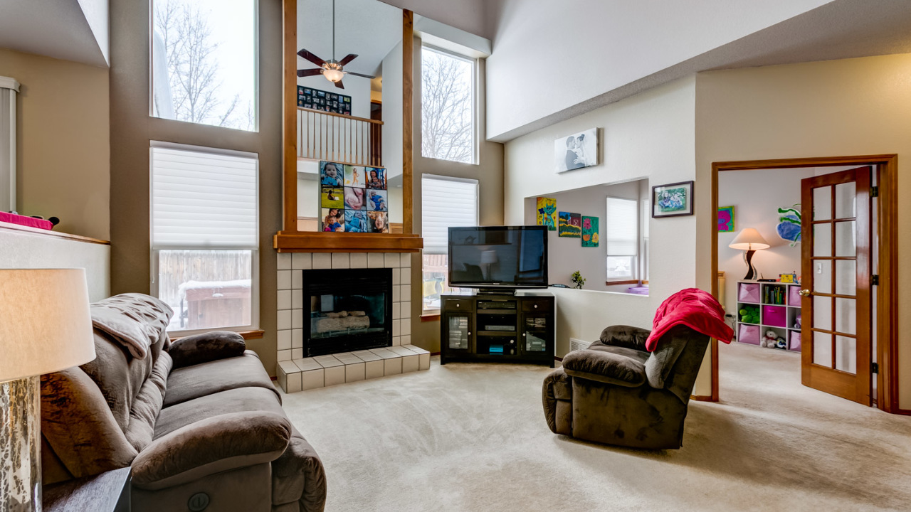 Family Room with Fireplace
