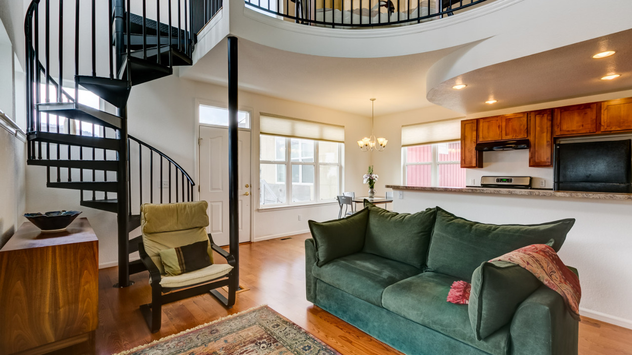 Spiral Staircase to Loft