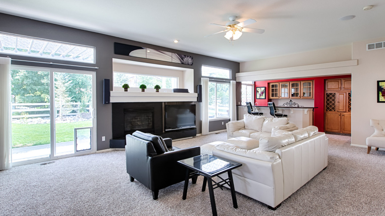 Great Room with Wet Bar