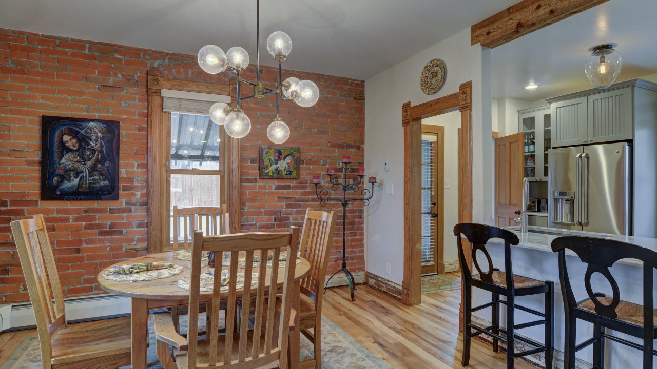 Dining Area into Kitchen