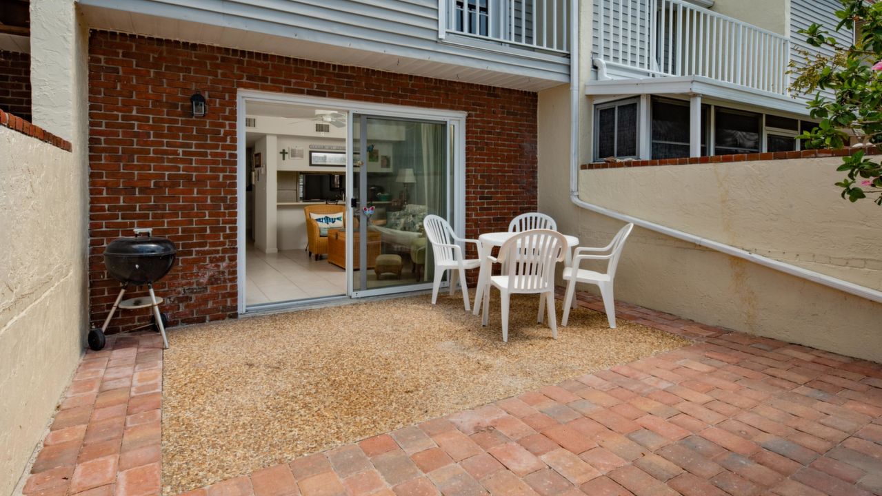 Rear Private Patio 