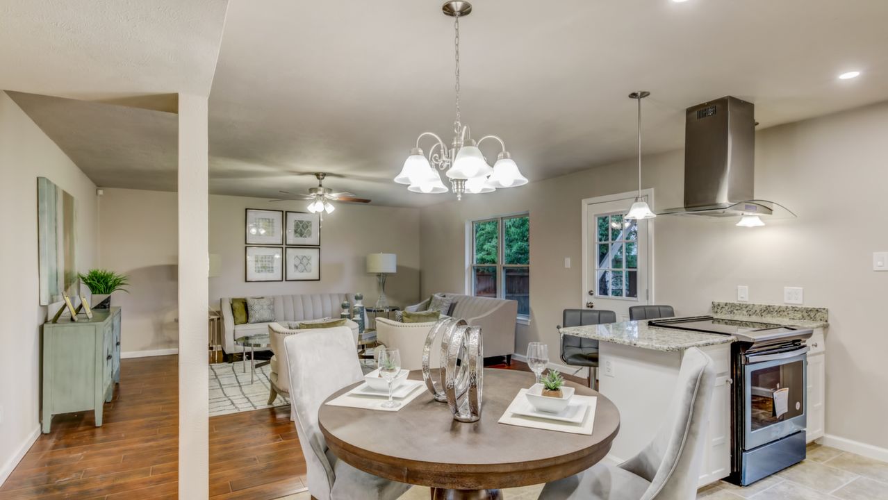 Dining/Kitchen/Living