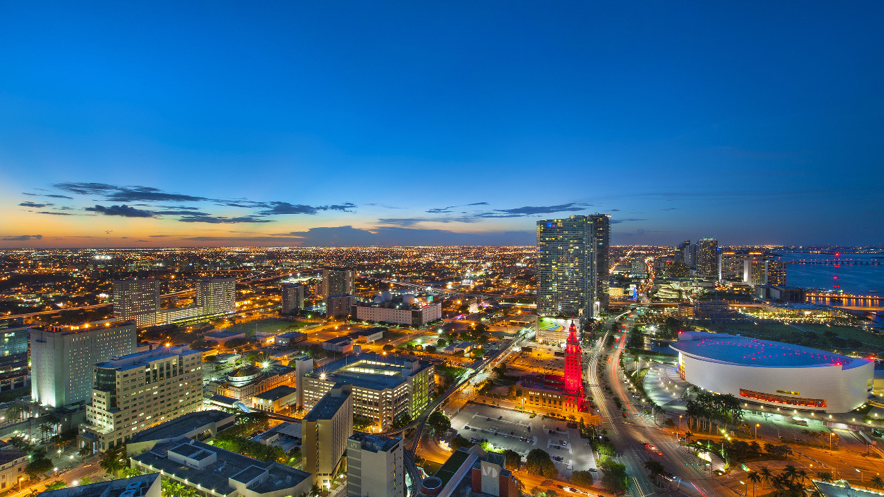 Evening North View