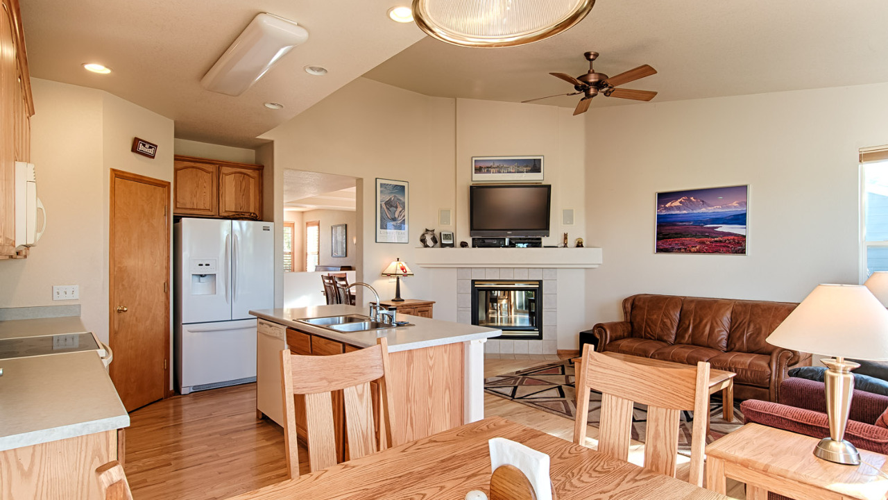 Kitchen and Family Room