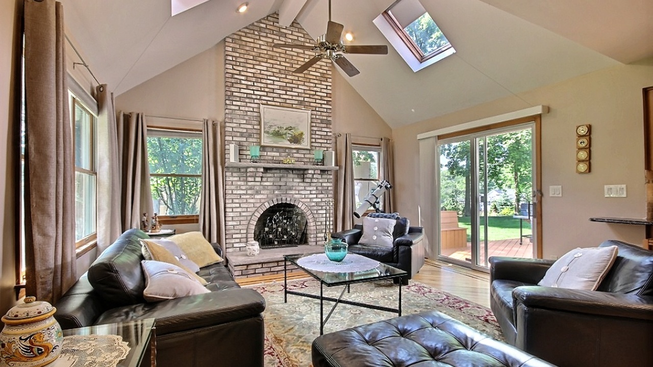 Wood Burning Fireplace