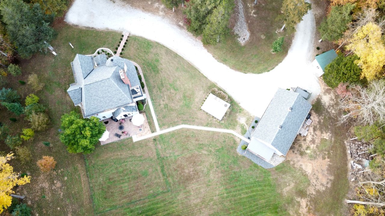 Concrete Walkway from house to Garage