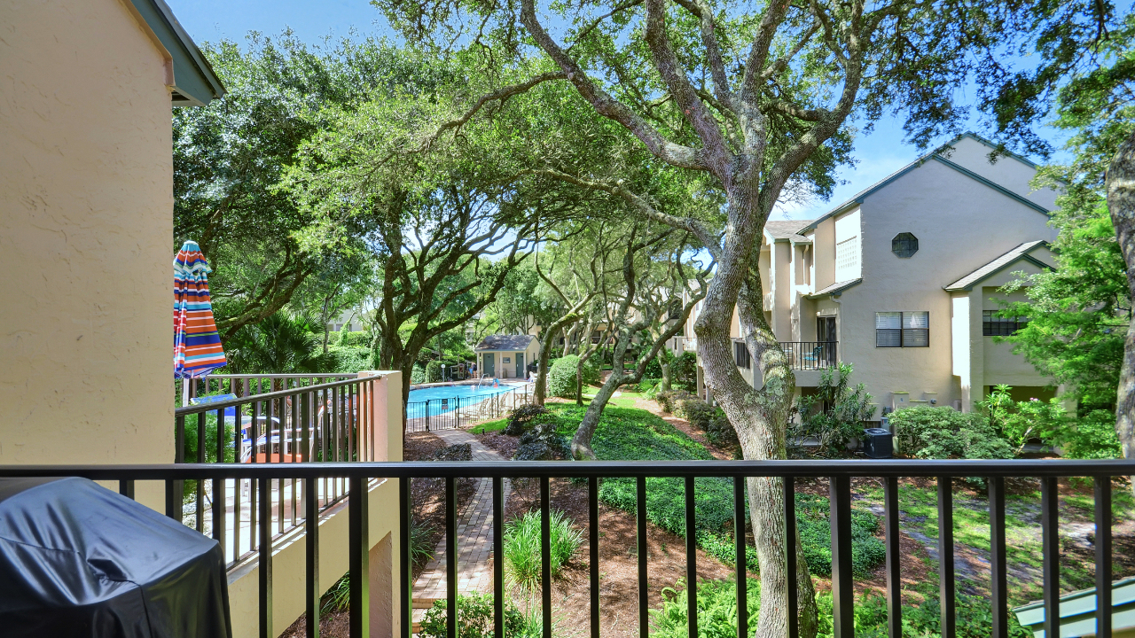 Balcony View of Pool
