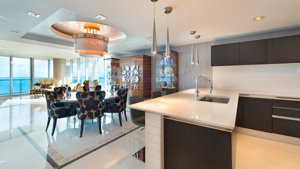 Kitchen & Living Room