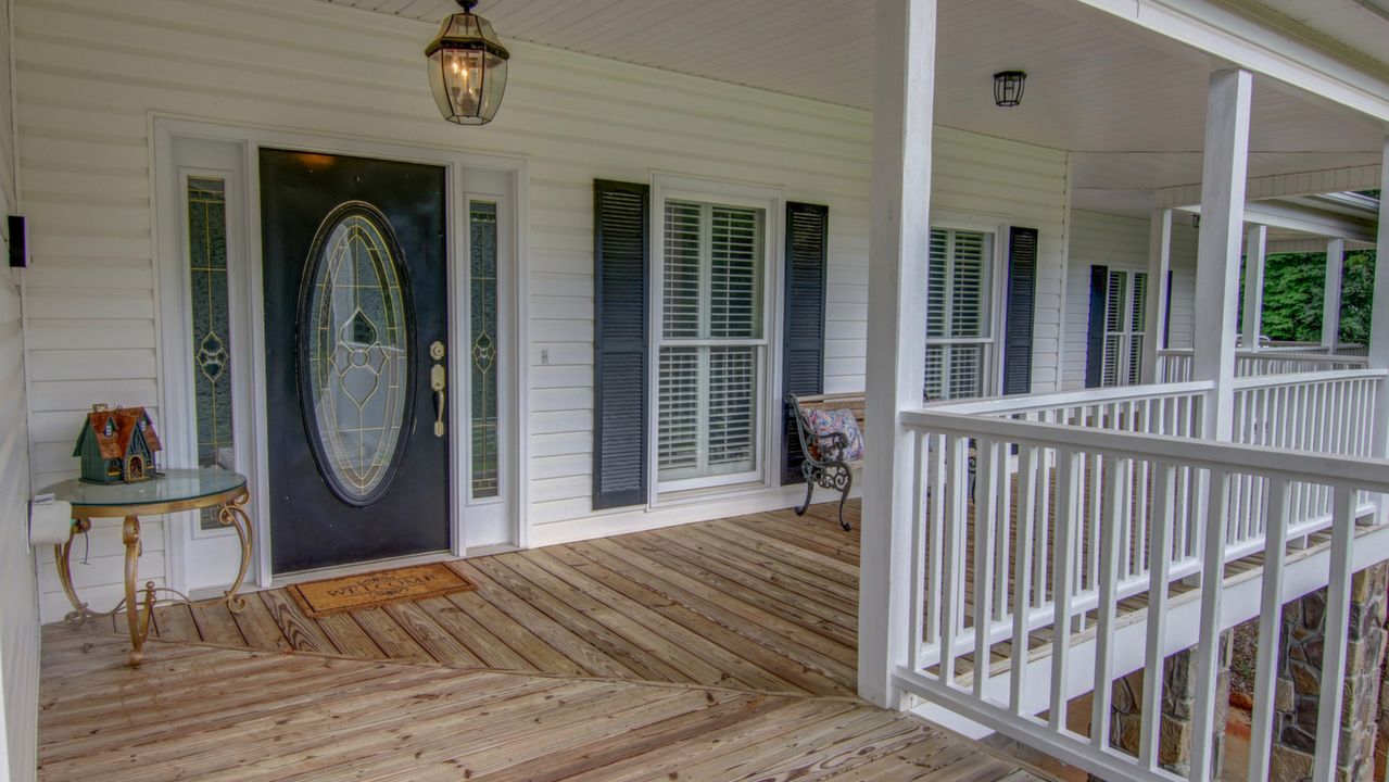 Covered  Wrap Around Porch