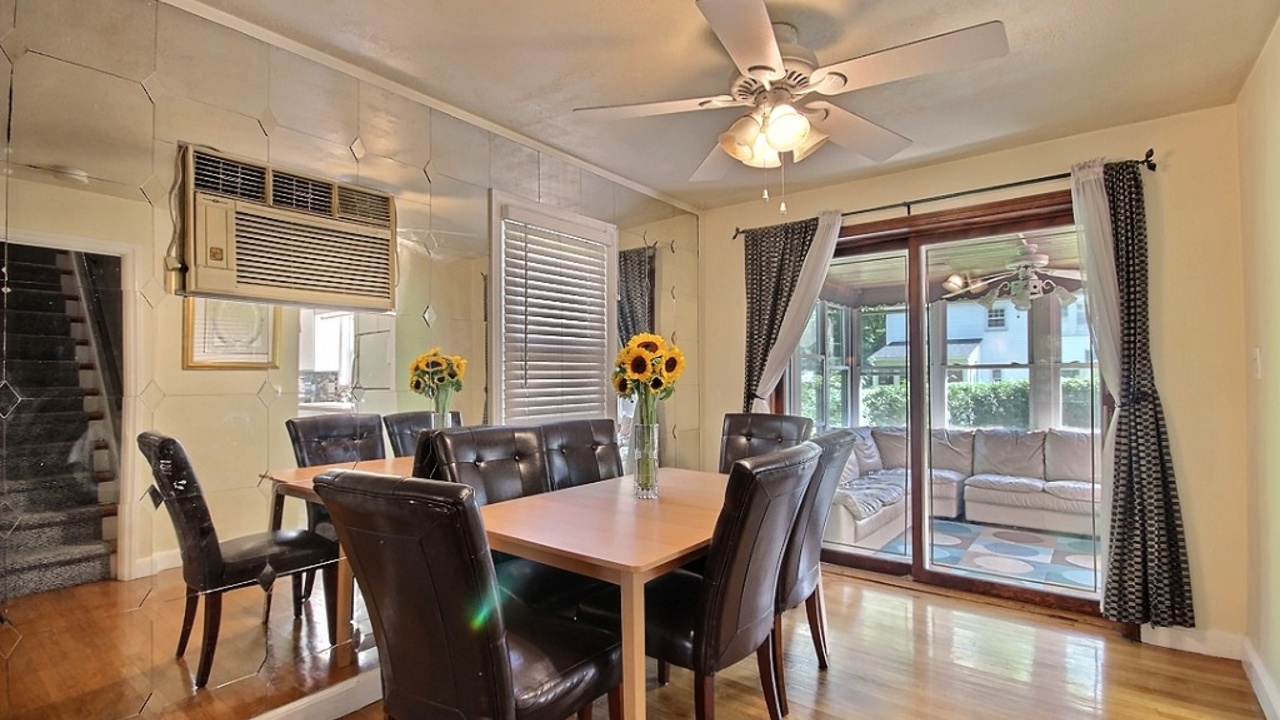 Dining Room w/Slider to Deck