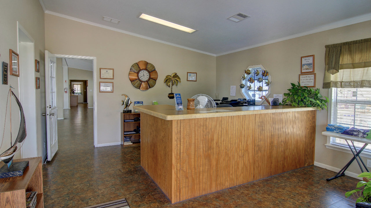 Registration Desk in Office