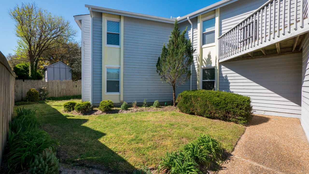 Yard and Sidewalk