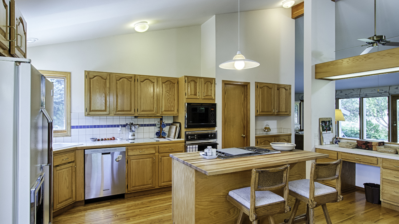 Kitchen with Hardwood Floors
