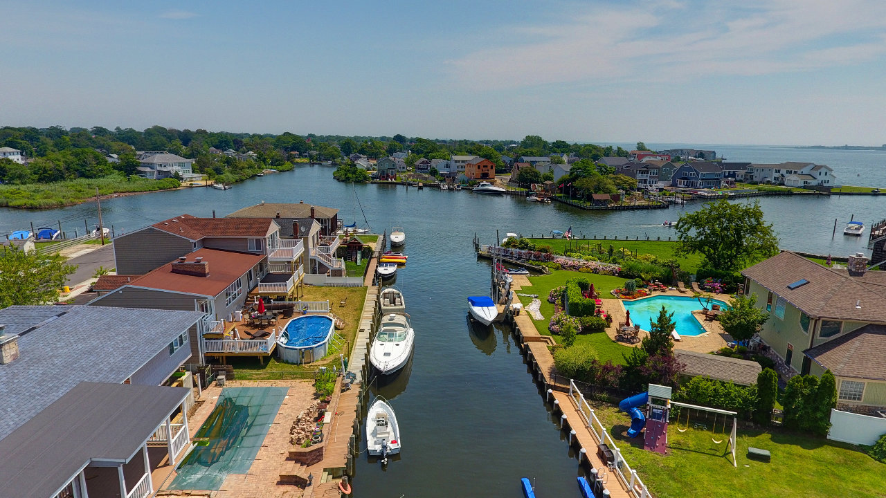 Aerial Canal View