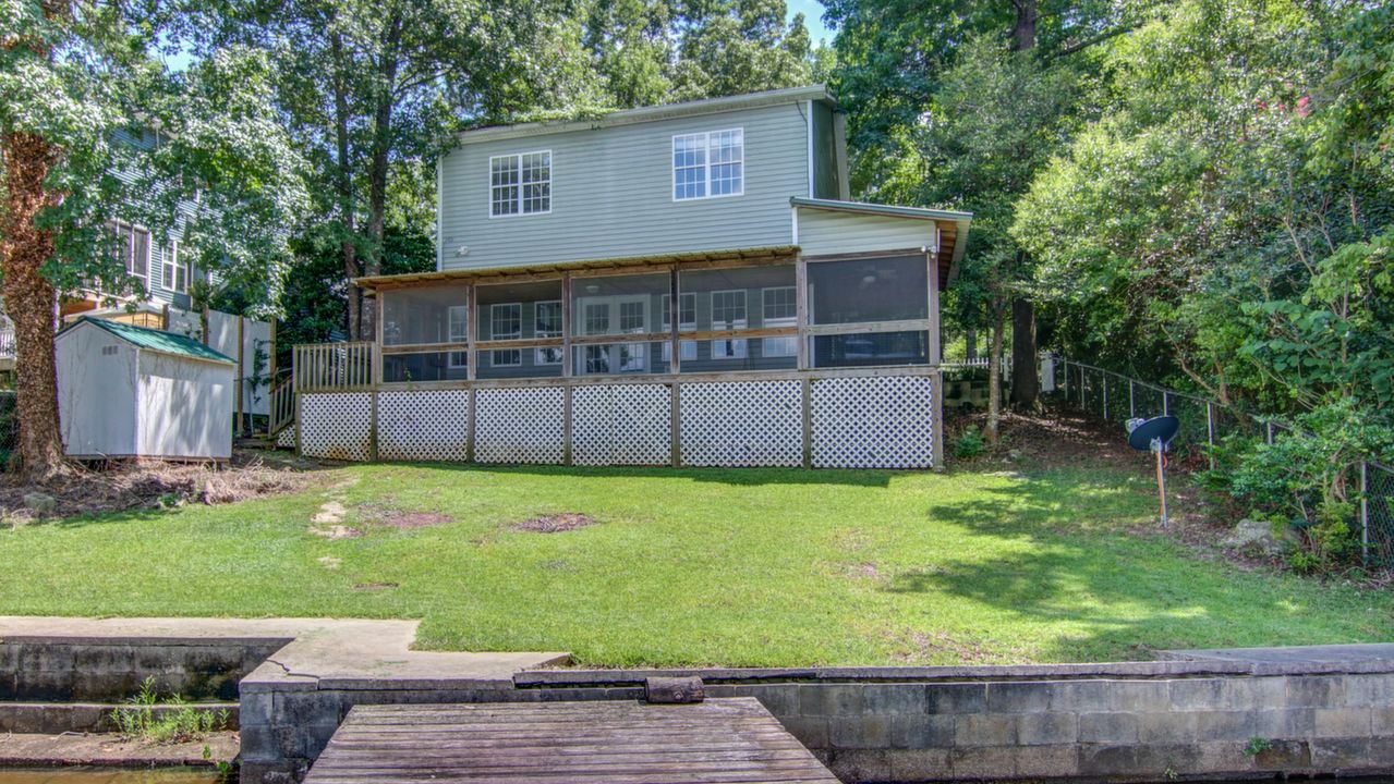 View of Back of House From Lake