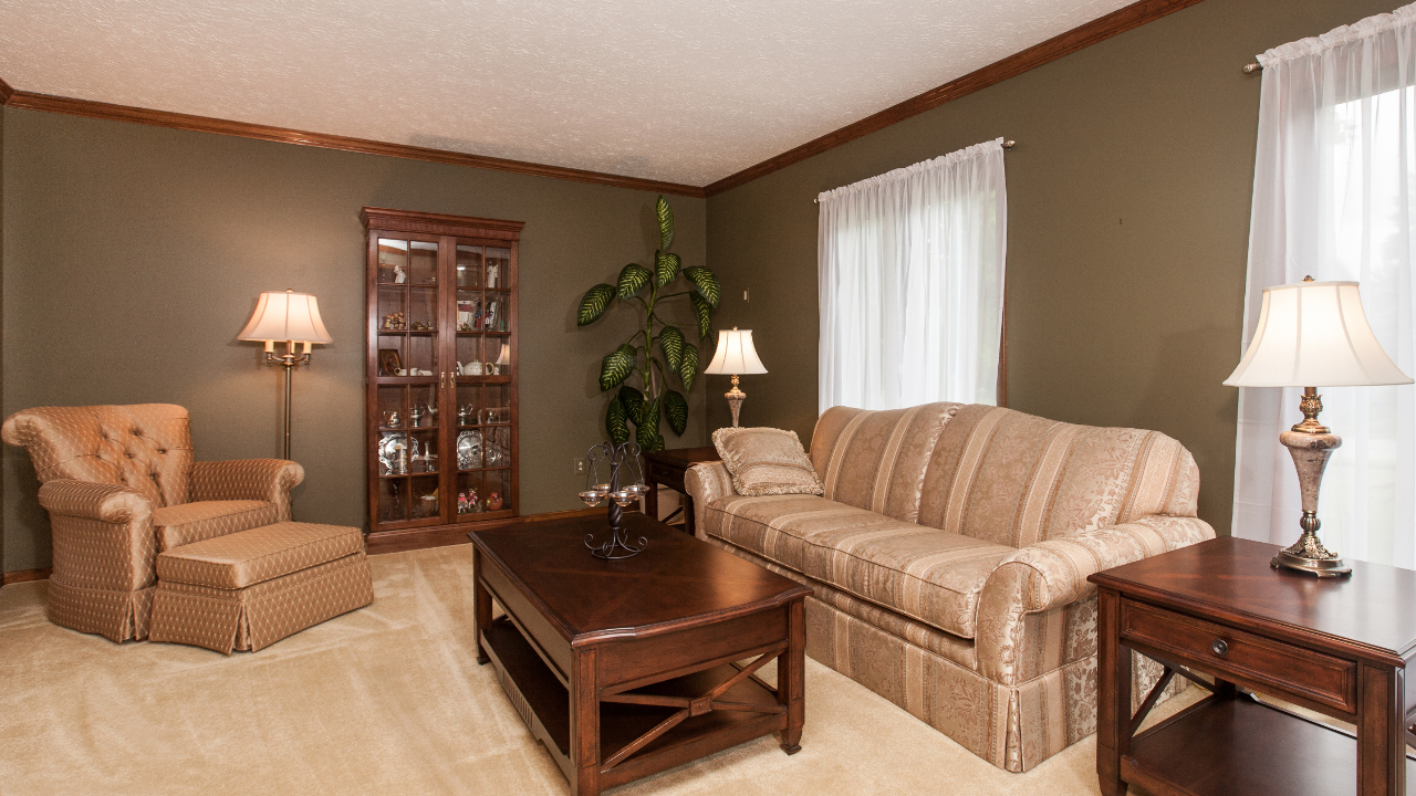 Step-down Formal Living Room