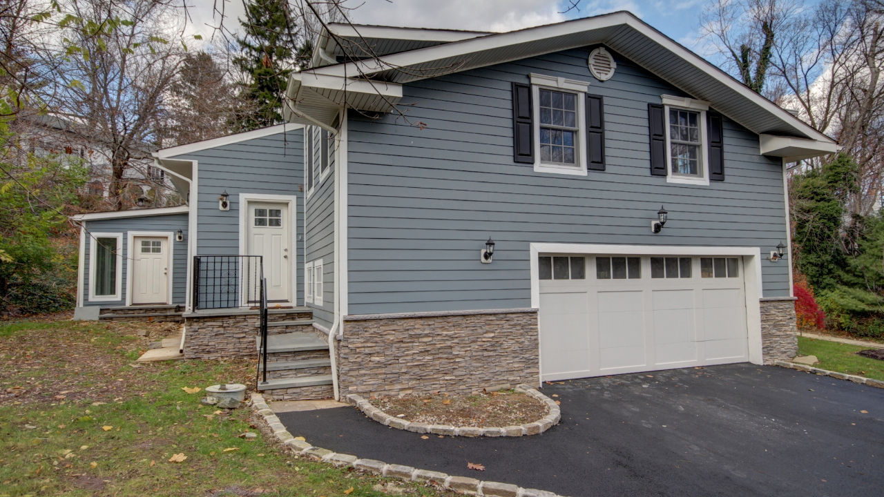 Side View of House-Garage