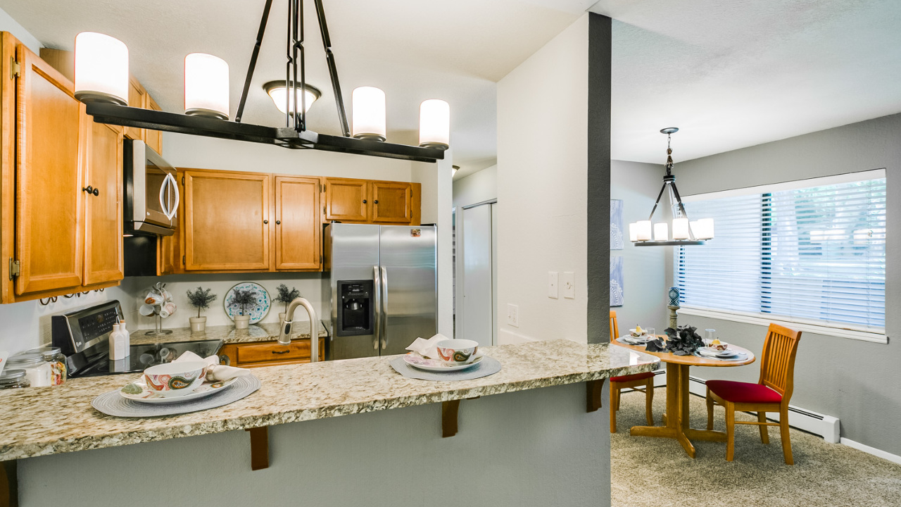 Kitchen into Dining Area