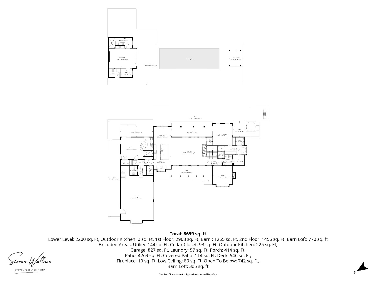 First Floor & Site Plan floor plan for 2319 Milwaukee Road