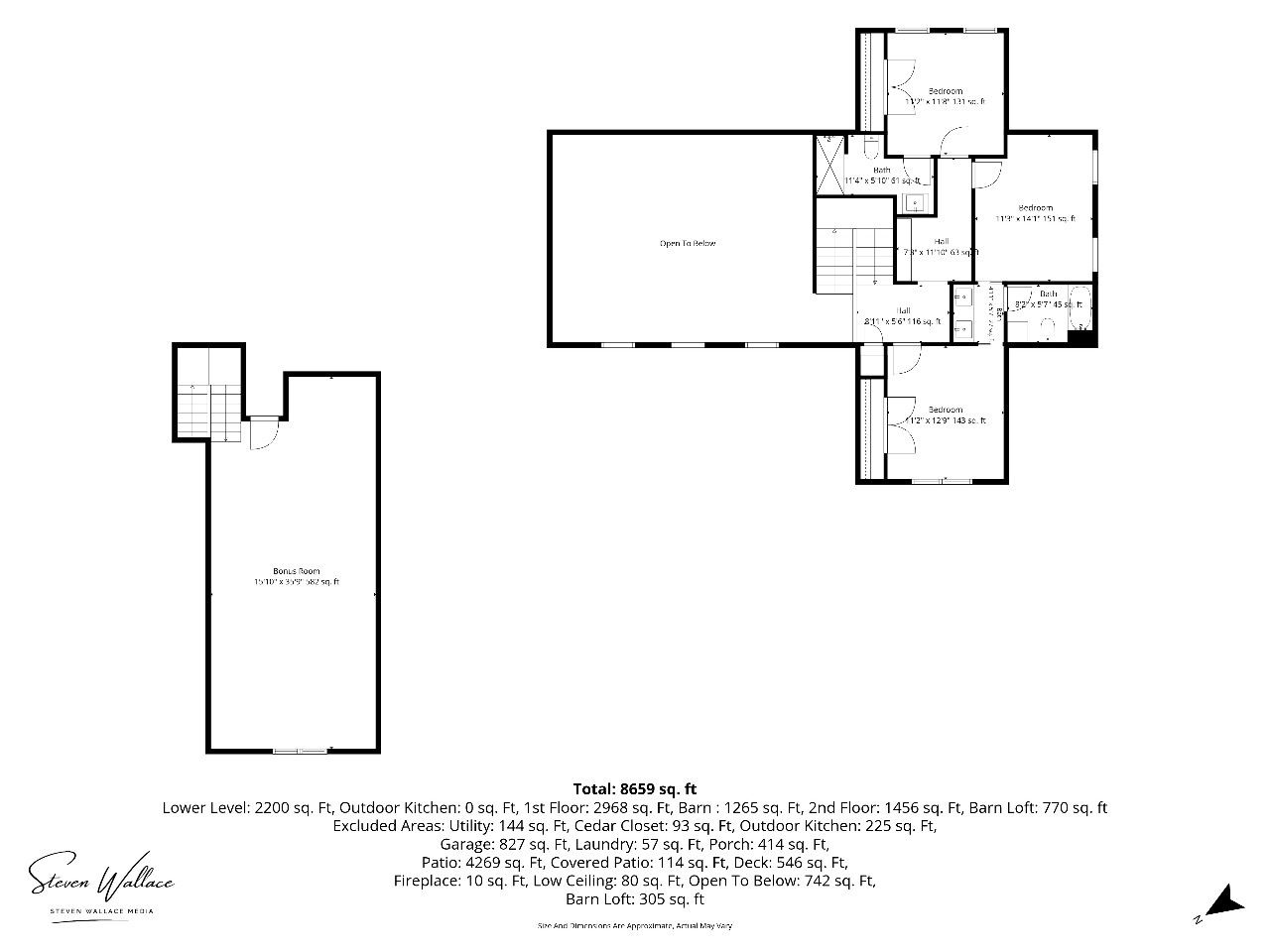 Second Floor & Bonus Room floor plan for 2319 Milwaukee Road