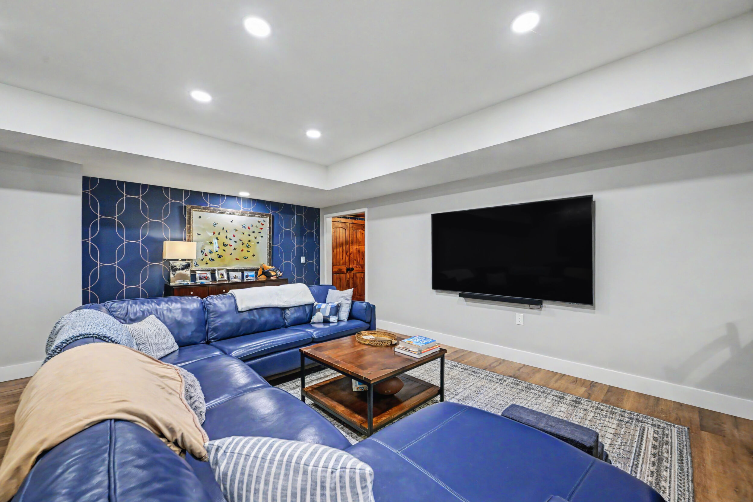 Lower-level family room