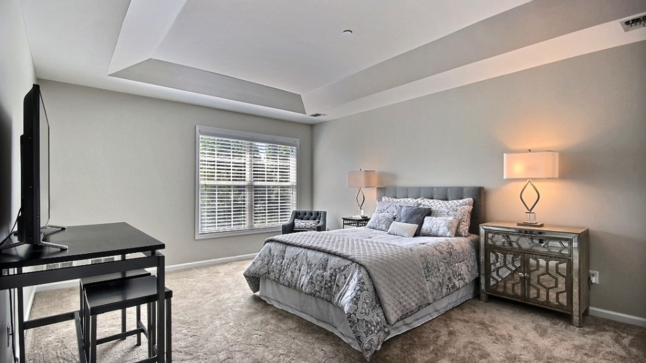 Master Suite with Trey Ceiling