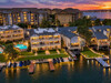 Twilight Waterfront Neighborhood Reflections - 101 Island Dr #A