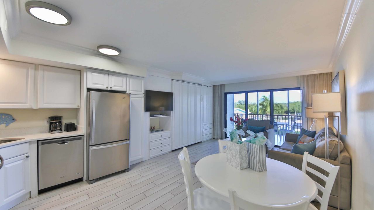 Kitchen and Living Area