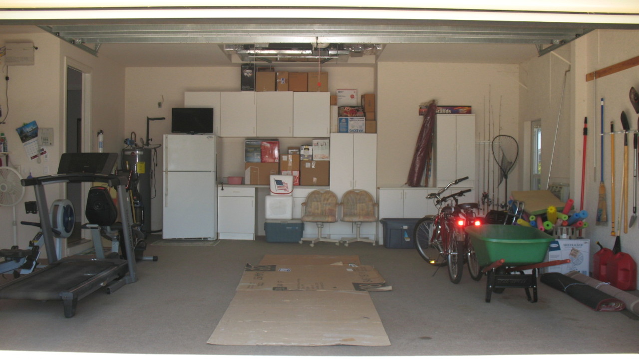 2 Car Garage + work space