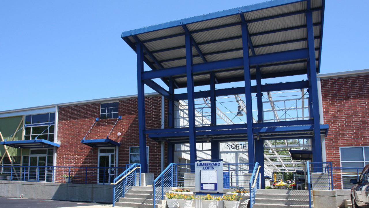 Lumberyard Lofts Entrance