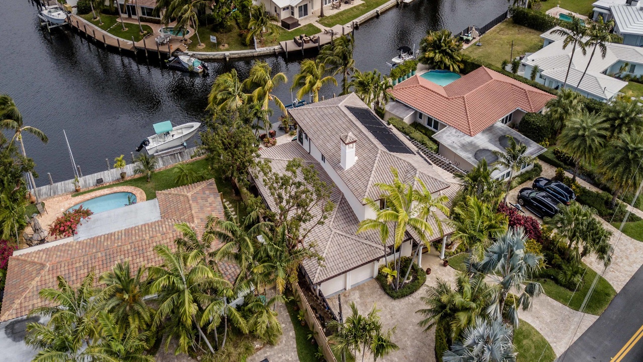 Aerial View of Property