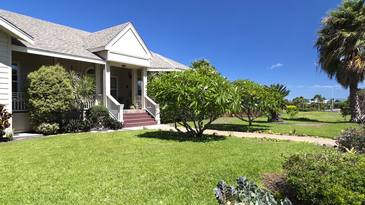 Front Yard with Maui View