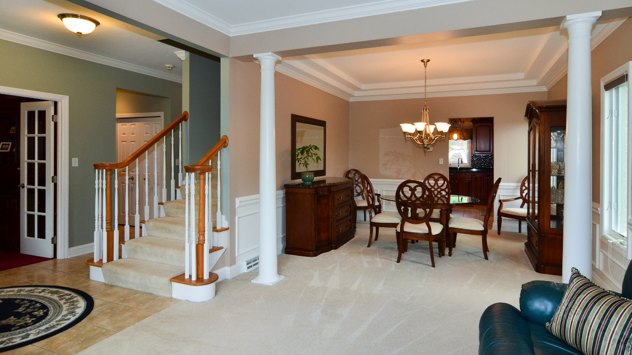 Living Room Dining Room View