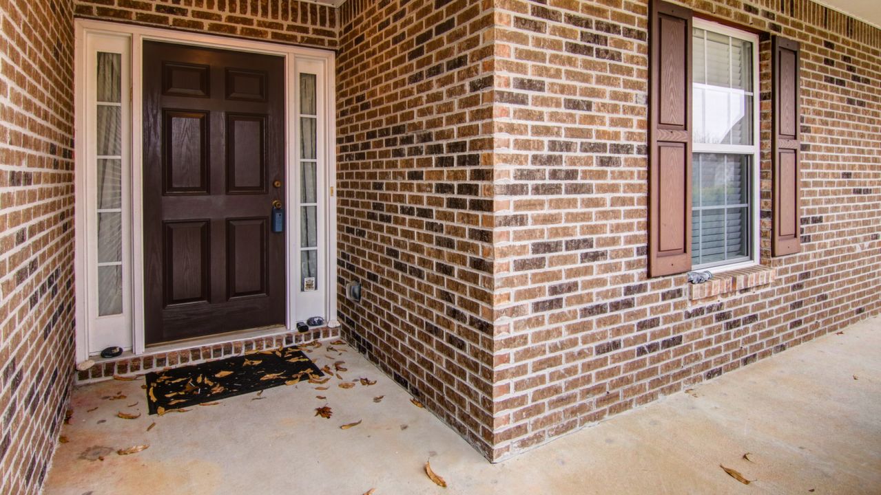 Covered Front Entrance