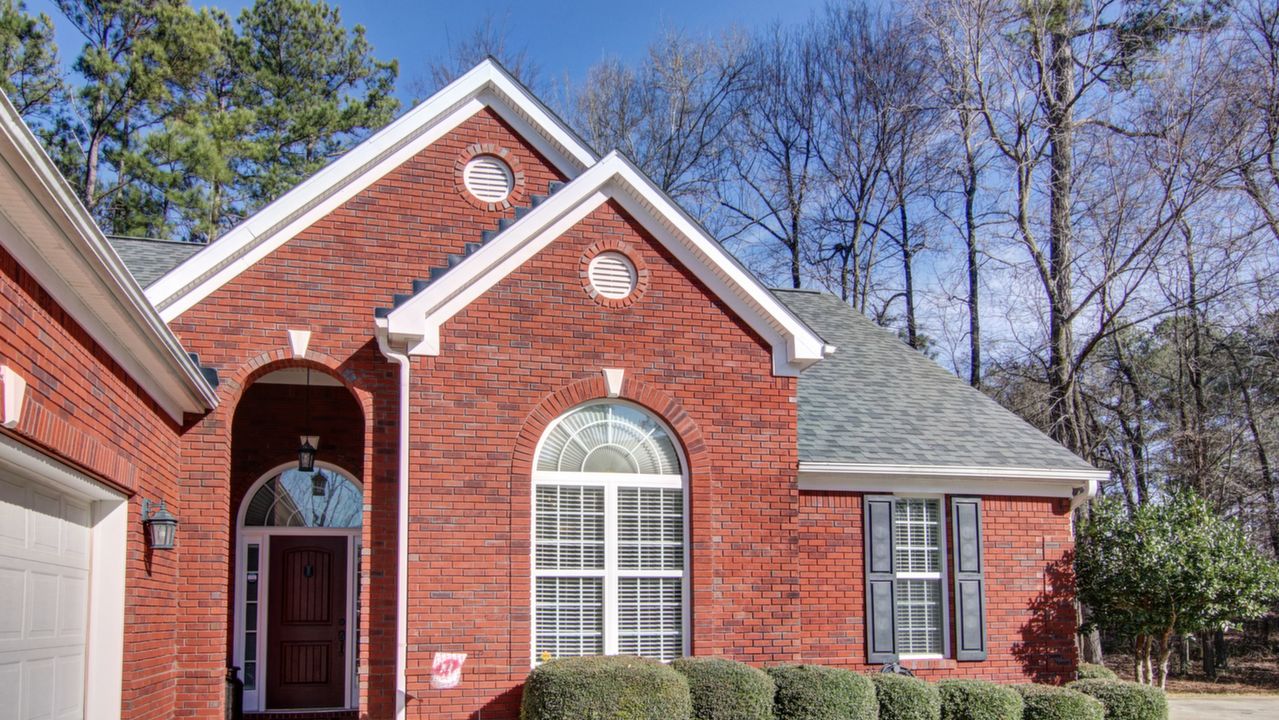 Front of House with Covered Entrance