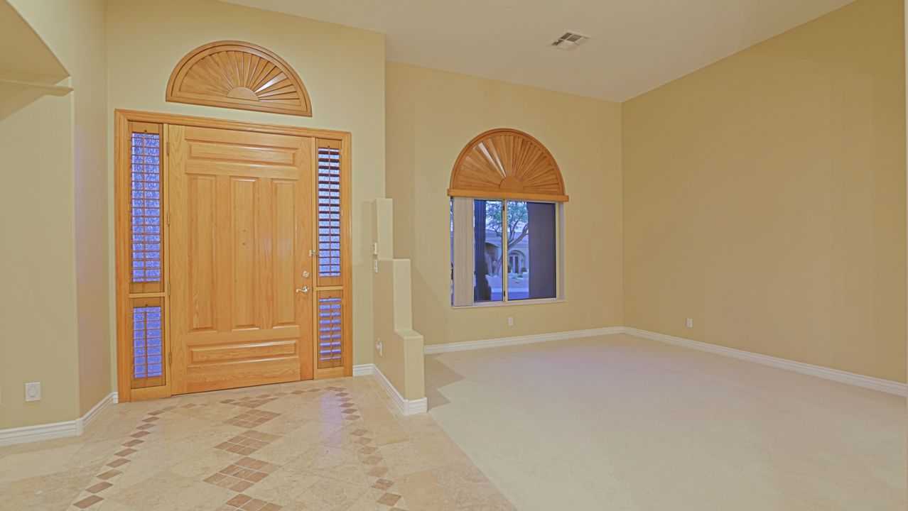 Foyer and Living Room