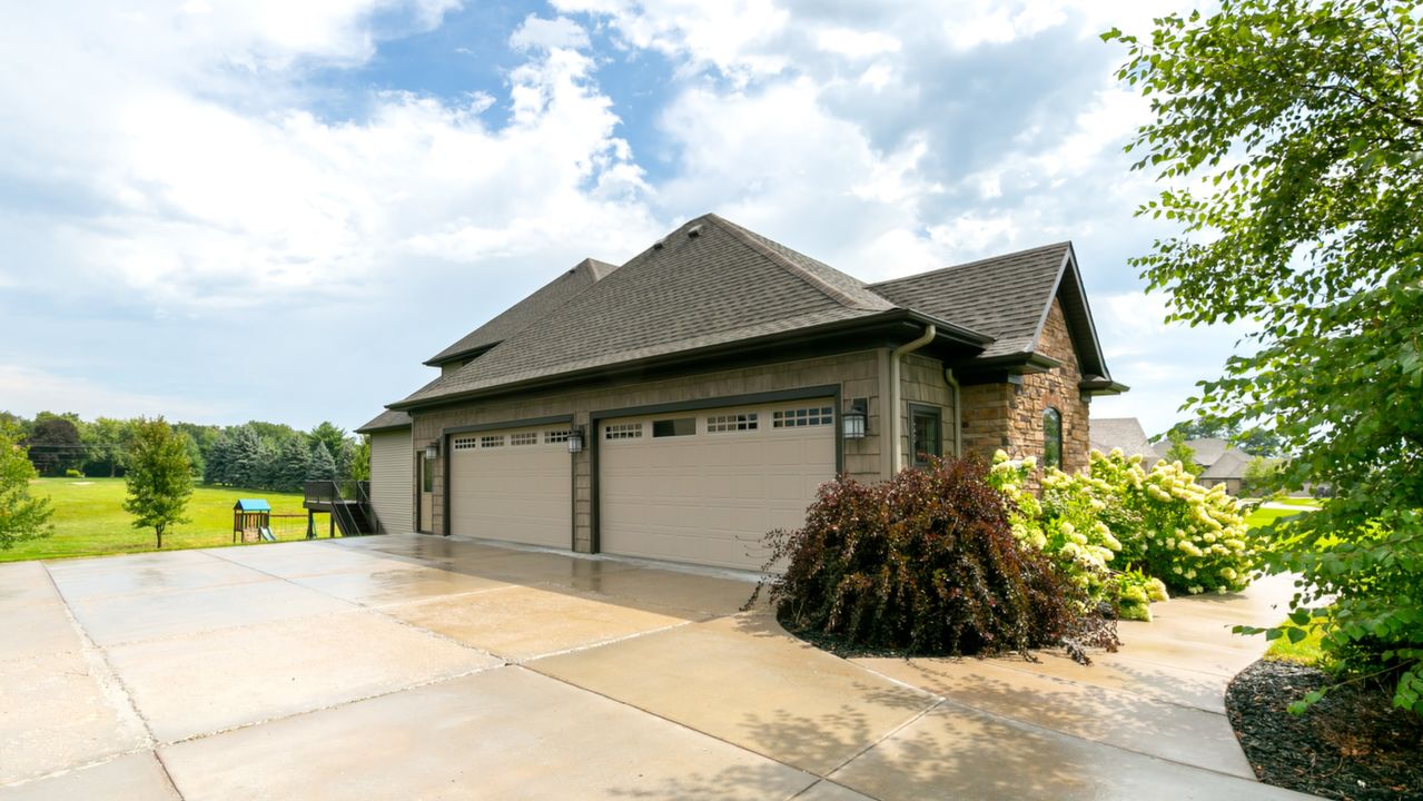 Four Car Attached Garage
