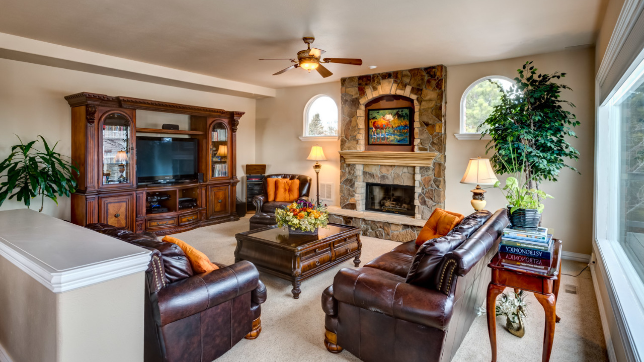 Family Room with Fireplace