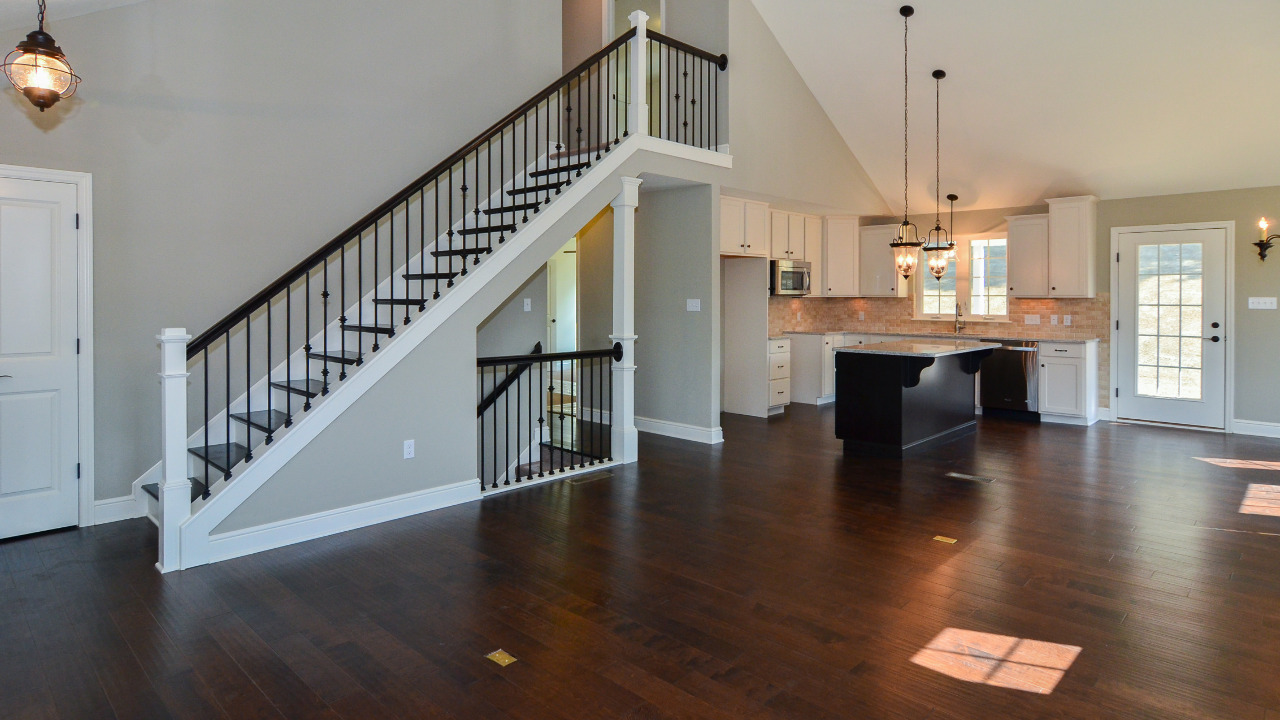 Living Room Kitchen View