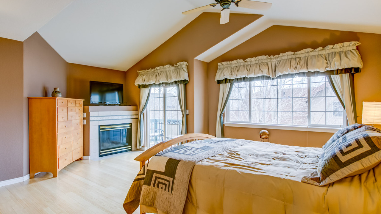 Master Suite with Fireplace