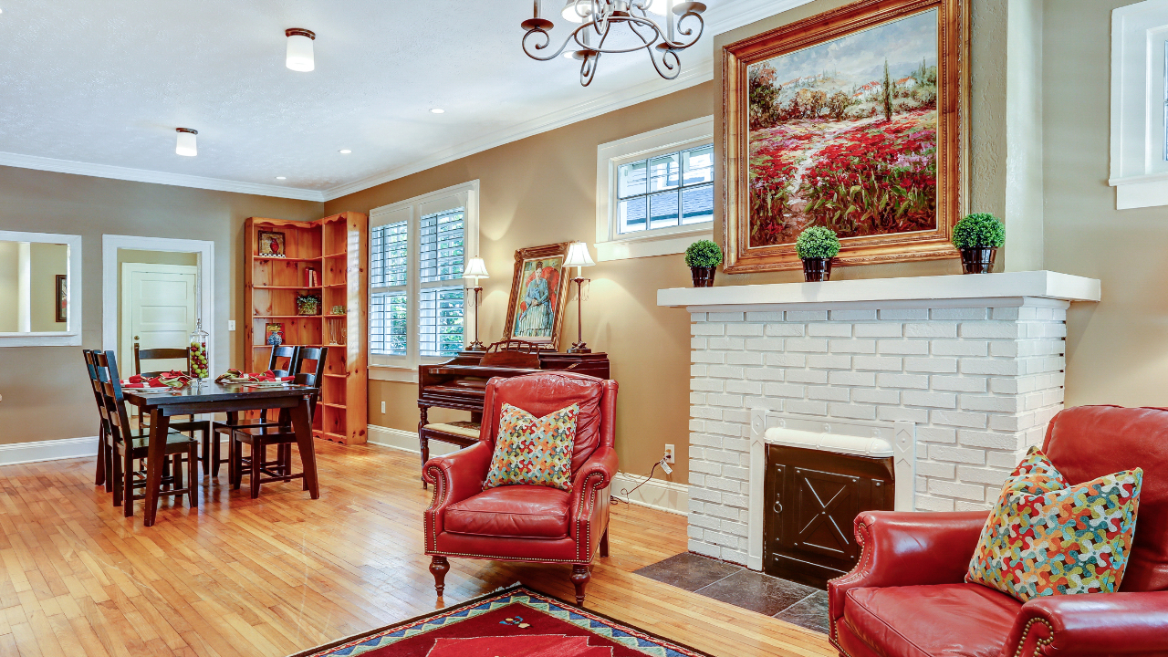 Family Room with Fireplace
