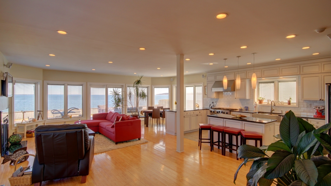 Living Room Kitchen