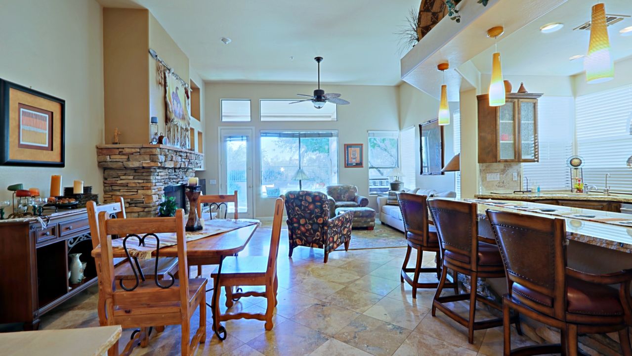 Dining Area and Kitchen