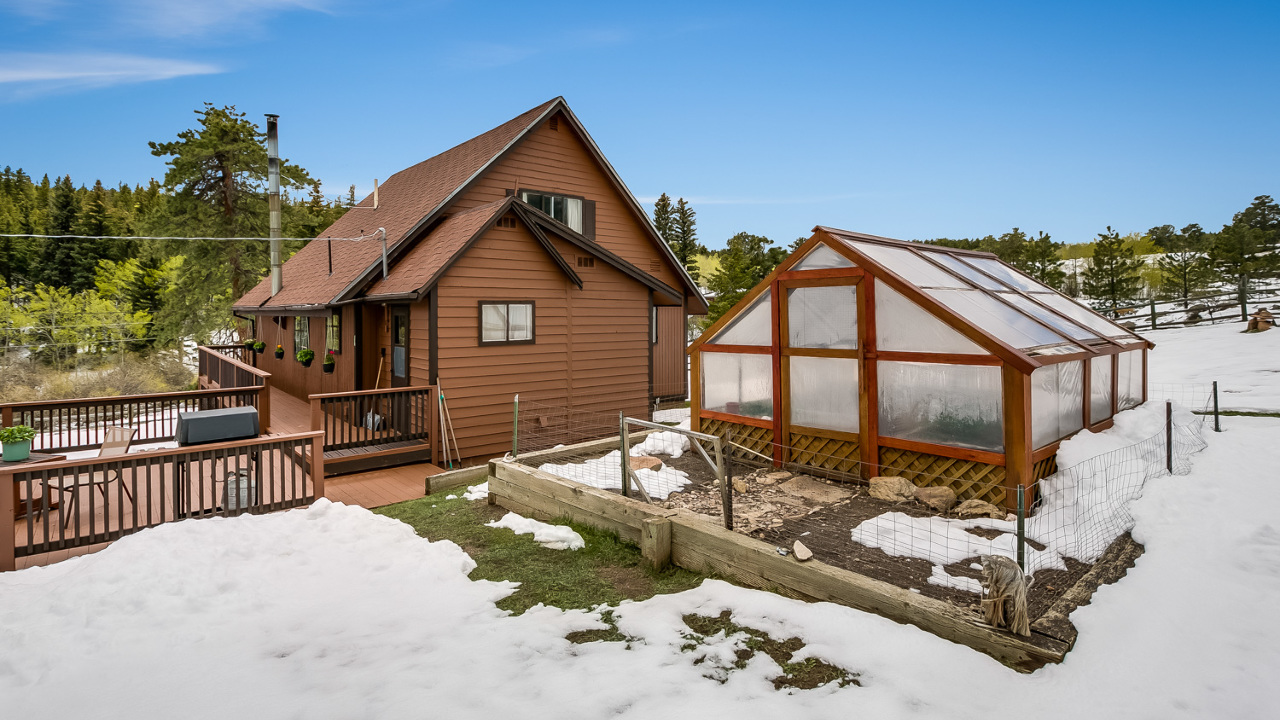 Back View with Greenhouse